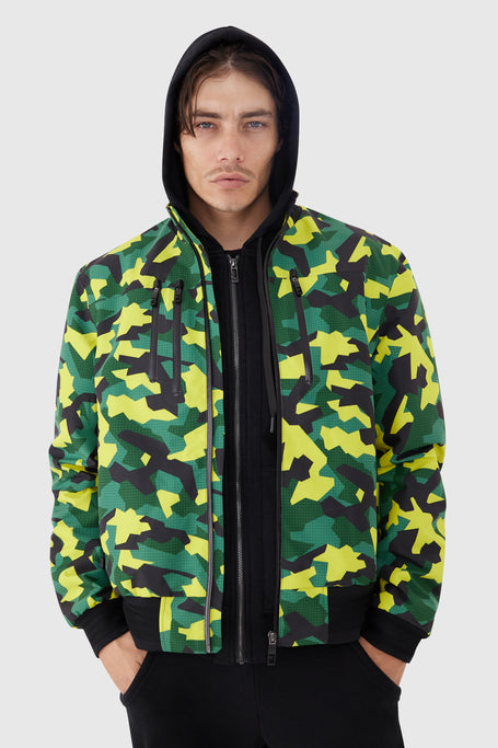 2.1 Graphic Technical Bomber Jacket