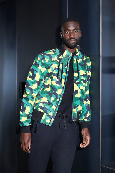 2.1 Graphic Technical Bomber Jacket