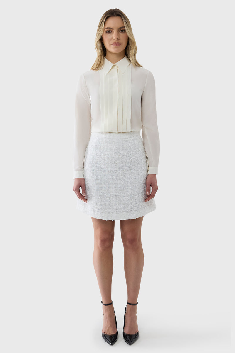 BLOUSE WITH PANELLED DETAIL