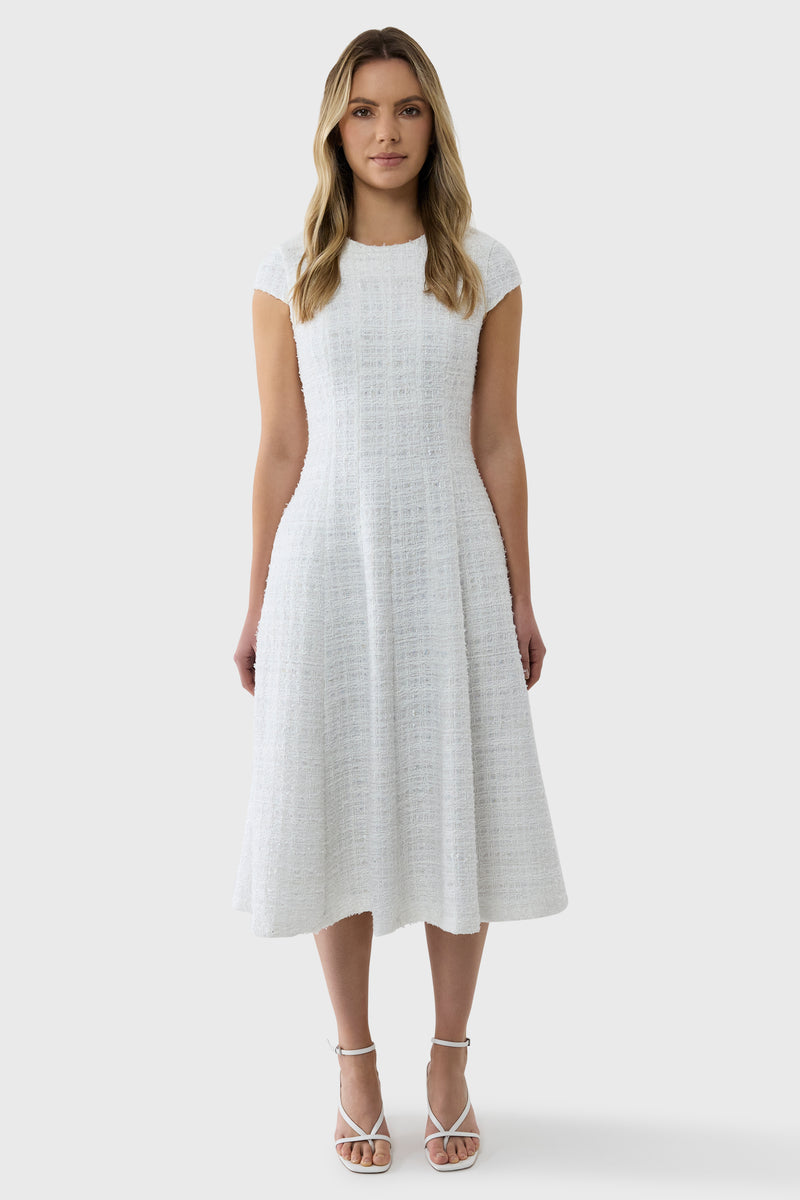 Beige Tweed Dress main image 1