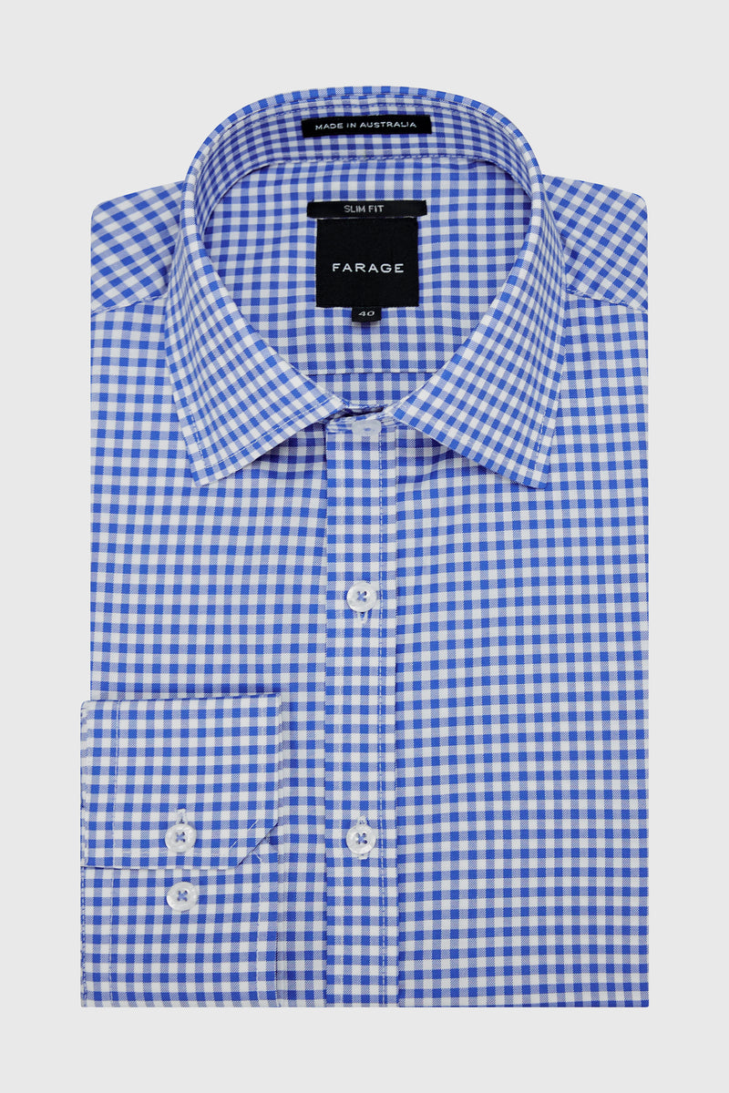 Jax Slim Shirt Check Farage