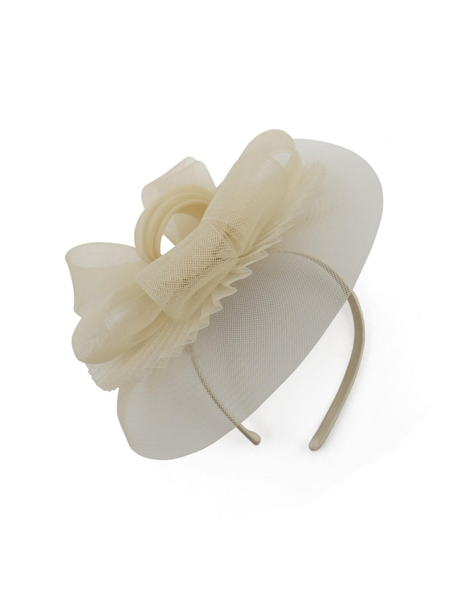 Morgan & Taylor Simone Fascinator in White