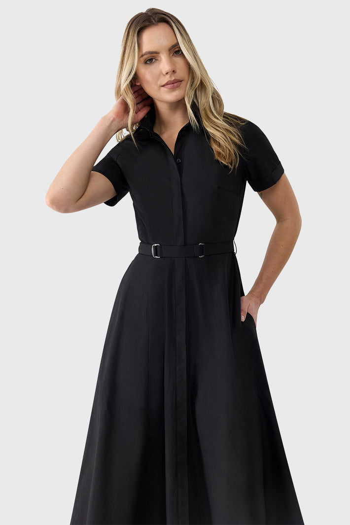Cotton Shirtdress