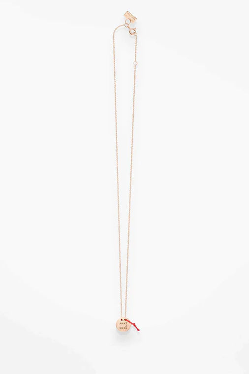 Make a Wish Necklace Rose Gold