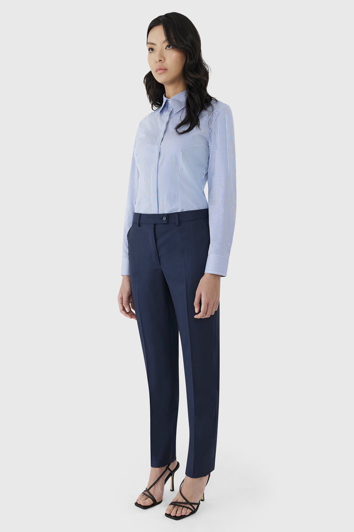 Tara Shirt Stripe Blue