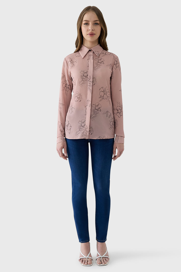 Summer Print Natalie Shirt