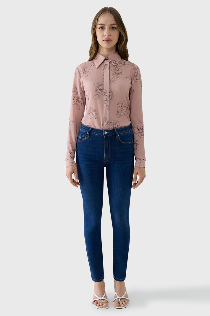 Summer Print Natalie Shirt
