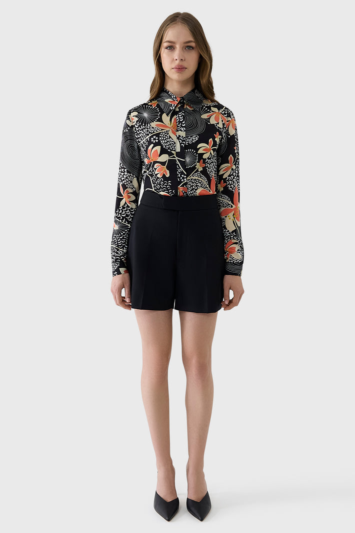 Abstract Floral Shirt