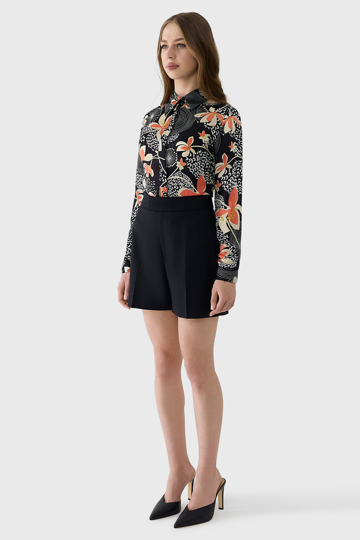 Abstract Floral Shirt