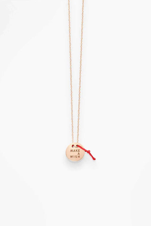 Make a Wish Necklace Rose Gold