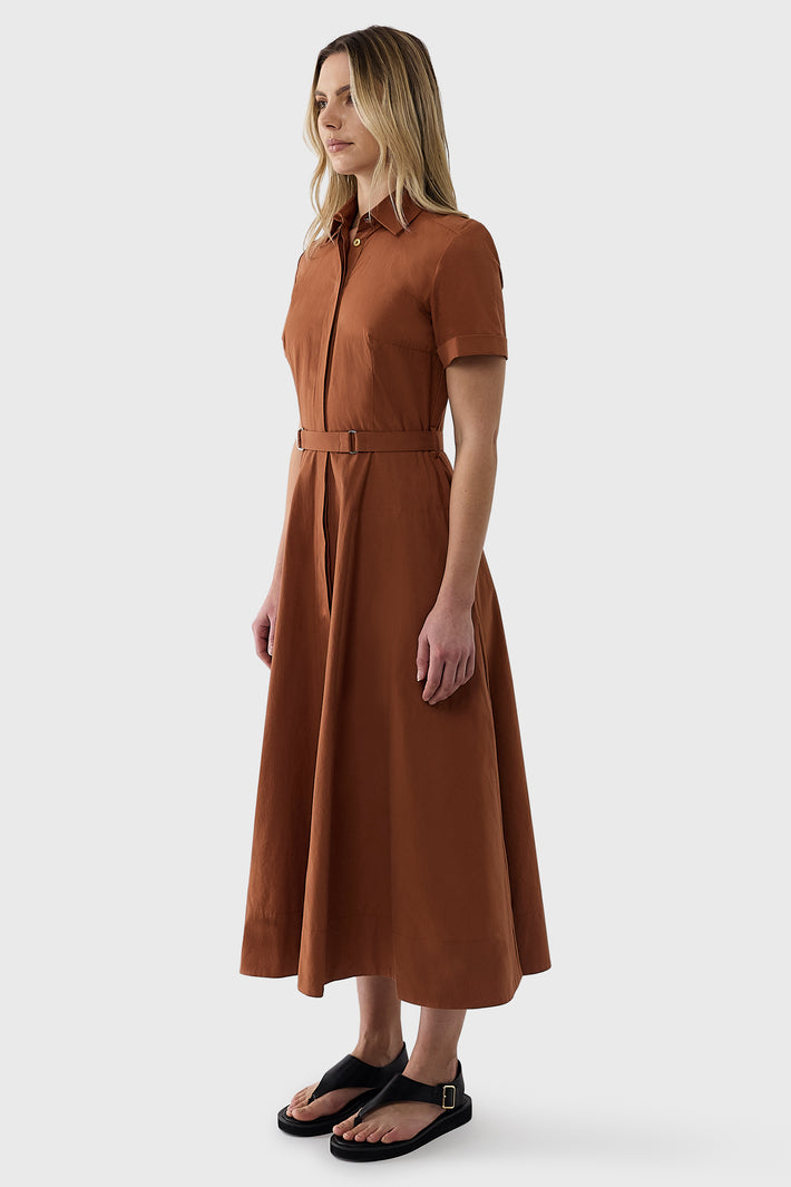 Cotton Shirtdress
