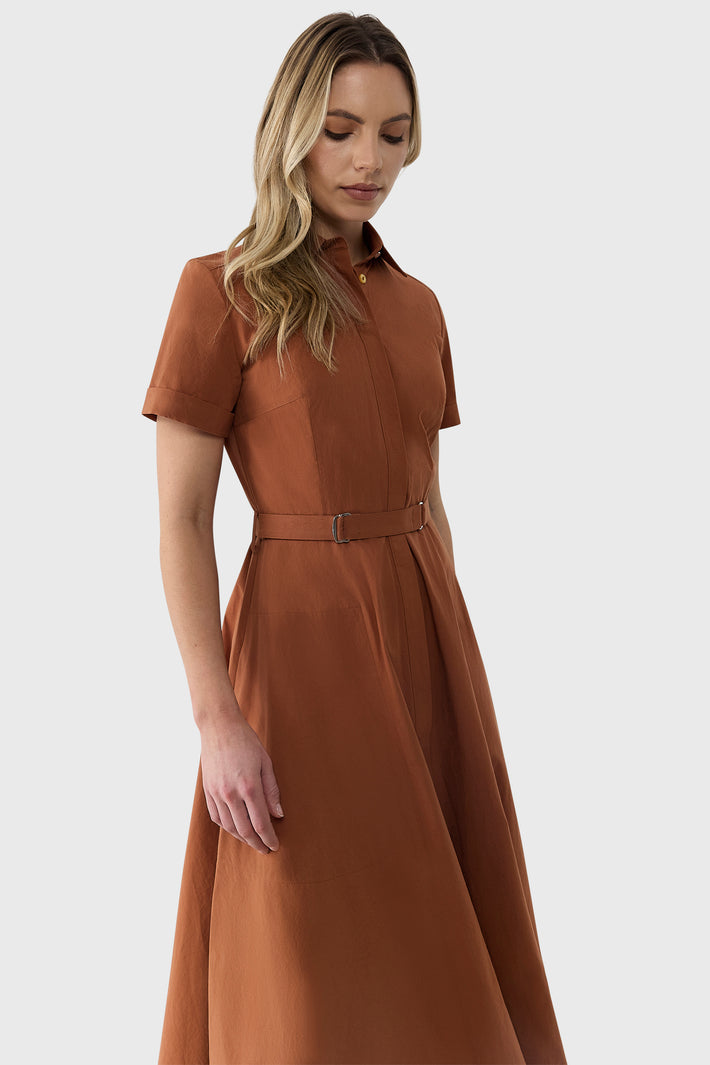 Cotton Shirtdress