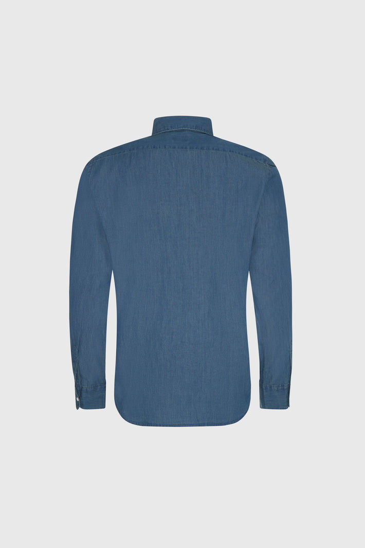 Aspesi. Denim Cotton Shirt