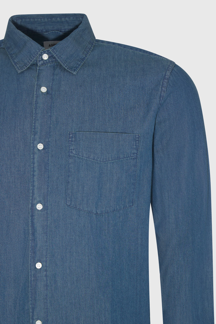 Aspesi. Denim Cotton Shirt