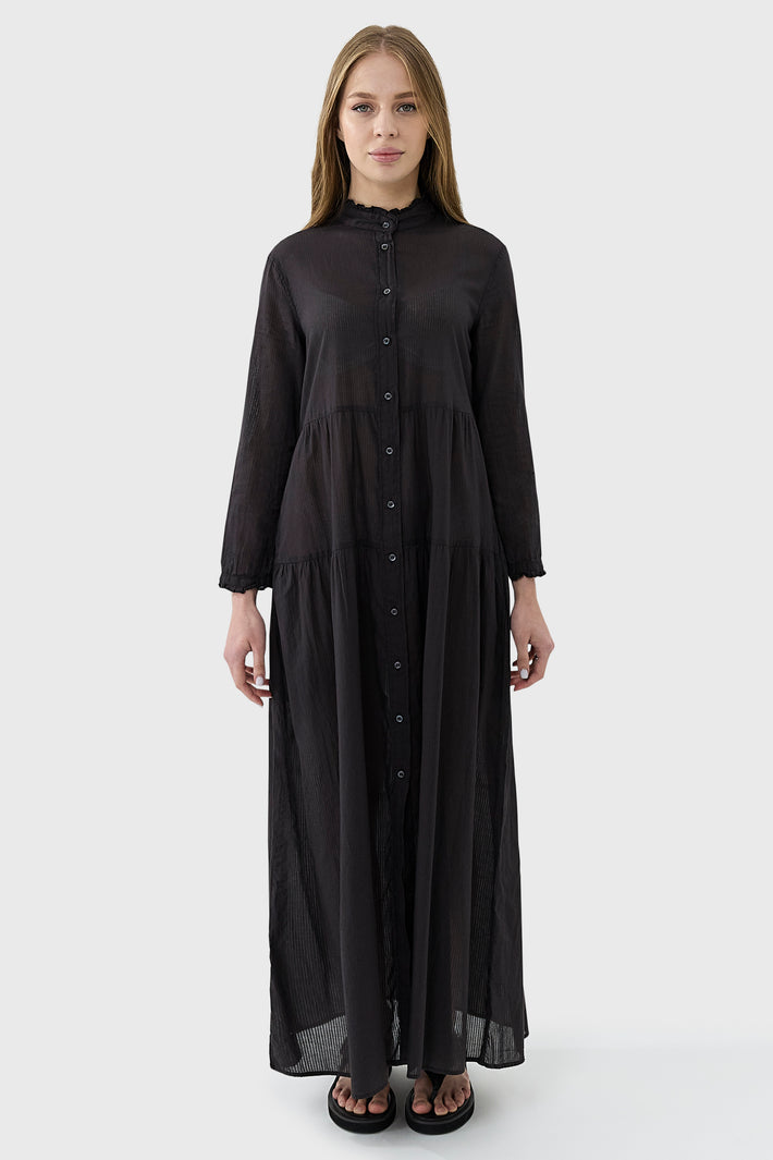 Aspesi. Nylon Layered Shirtdress