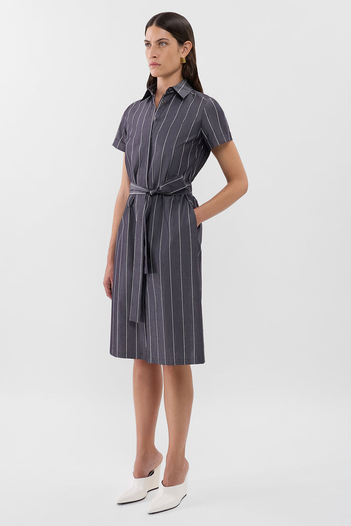 Alyce Stripe Shirtdress