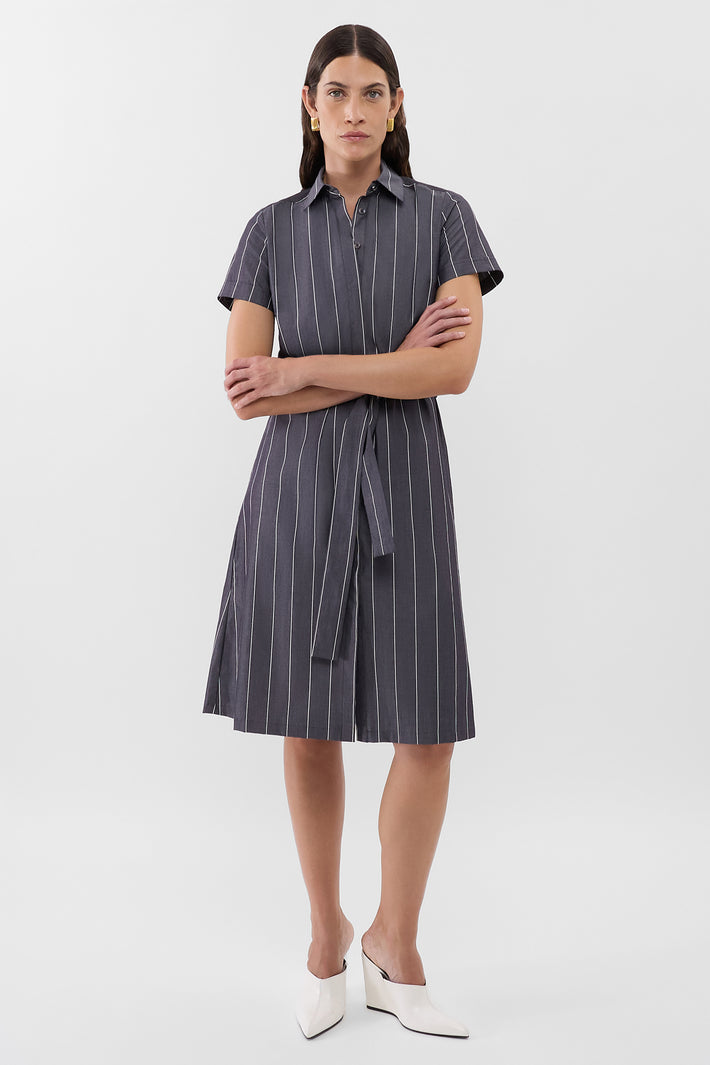 Alyce Stripe Shirtdress