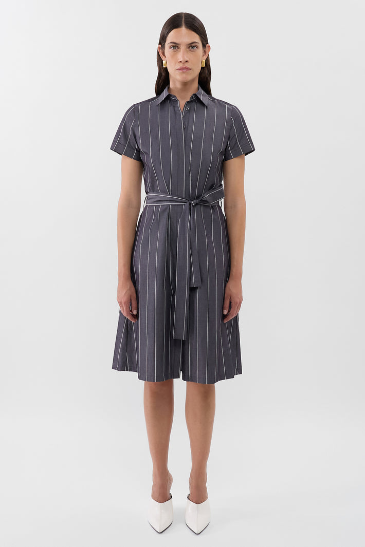 Alyce Stripe Shirtdress