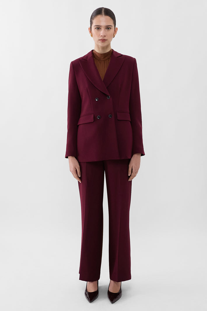 Signature Crepe Wide Leg Trouser