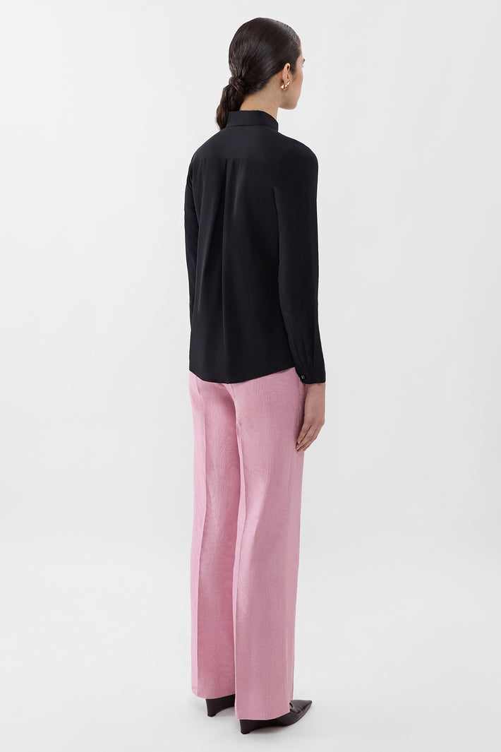 Pleated Panel Blouse