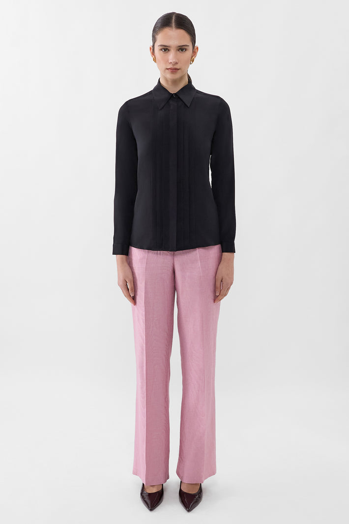 Pleated Panel Blouse