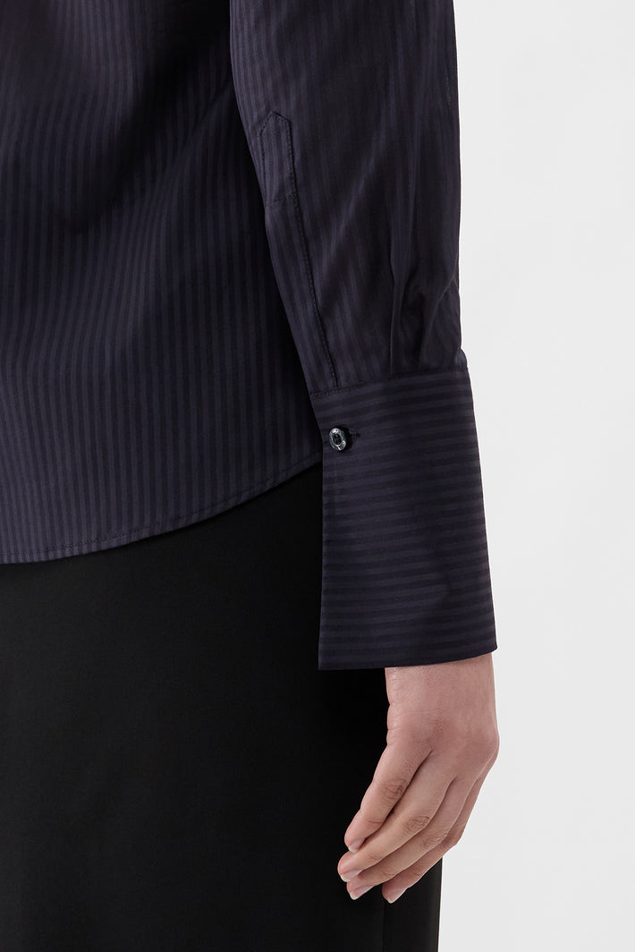 Classic Shirt Sheer Stripe