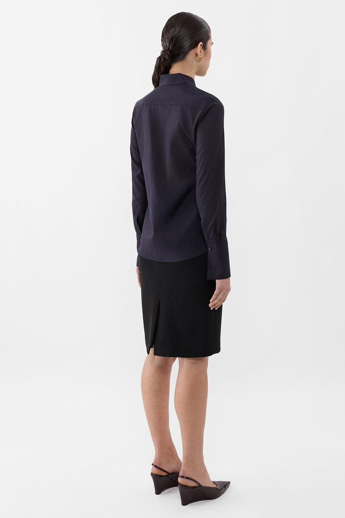 Classic Shirt Sheer Stripe