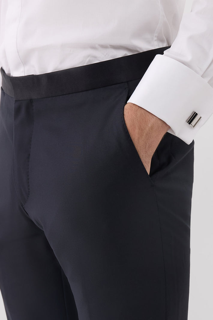 London Tuxedo Trouser Satin
