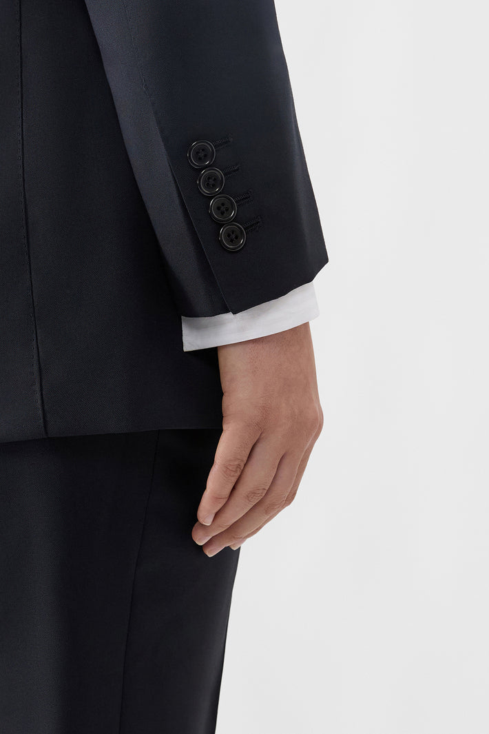 Fine Wool Oversized Blazer