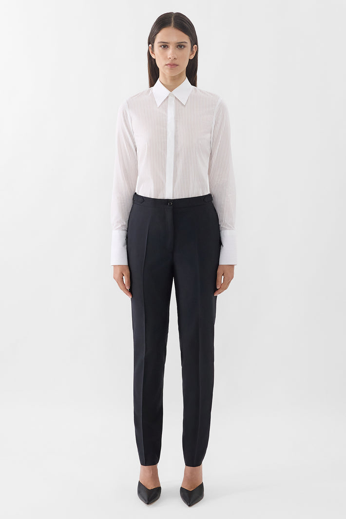 Fine Wool Slim Trouser