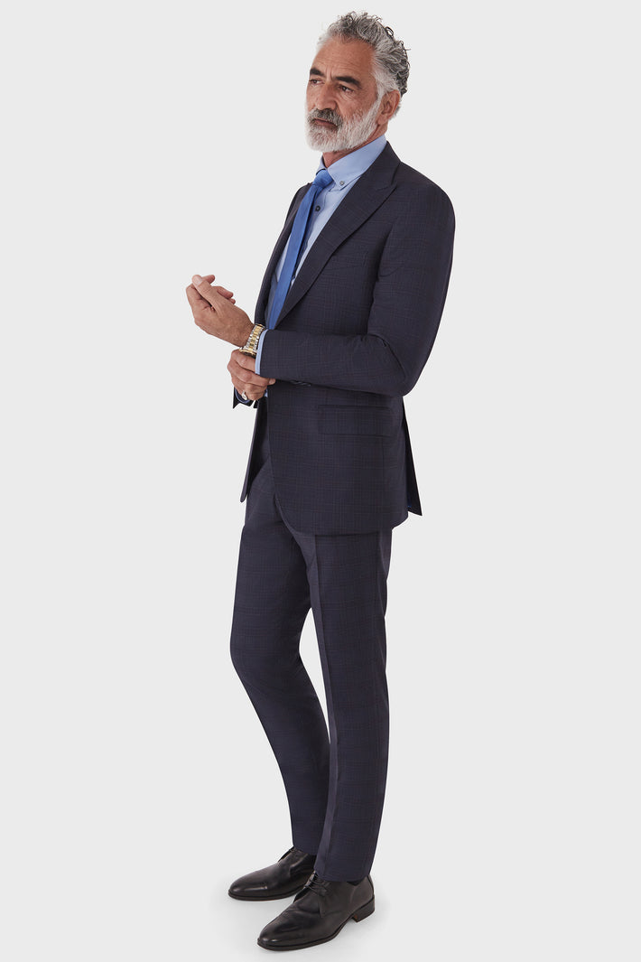 London C3W Suit Prince Check