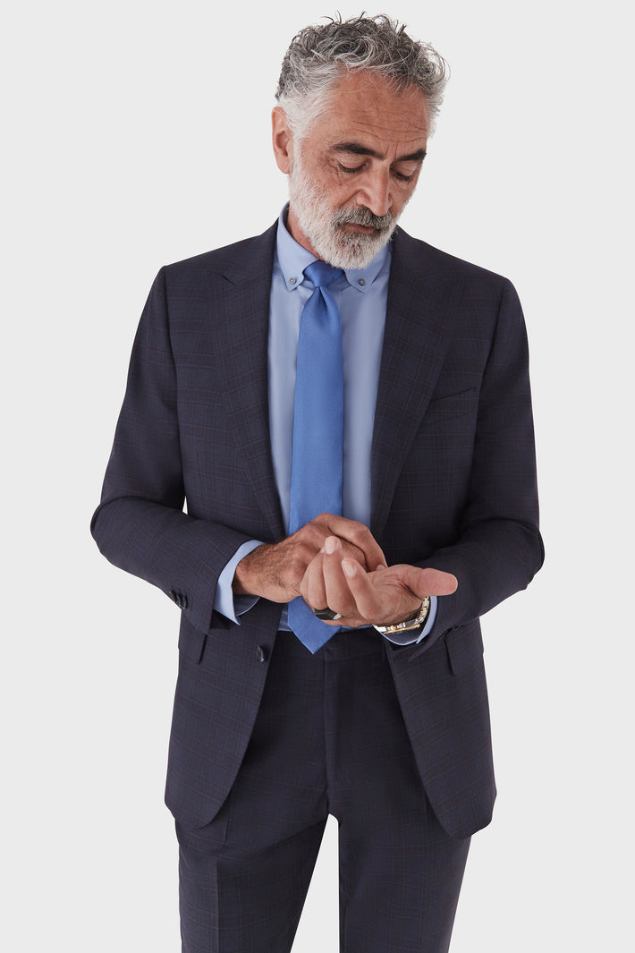 London C3W Suit Prince Check