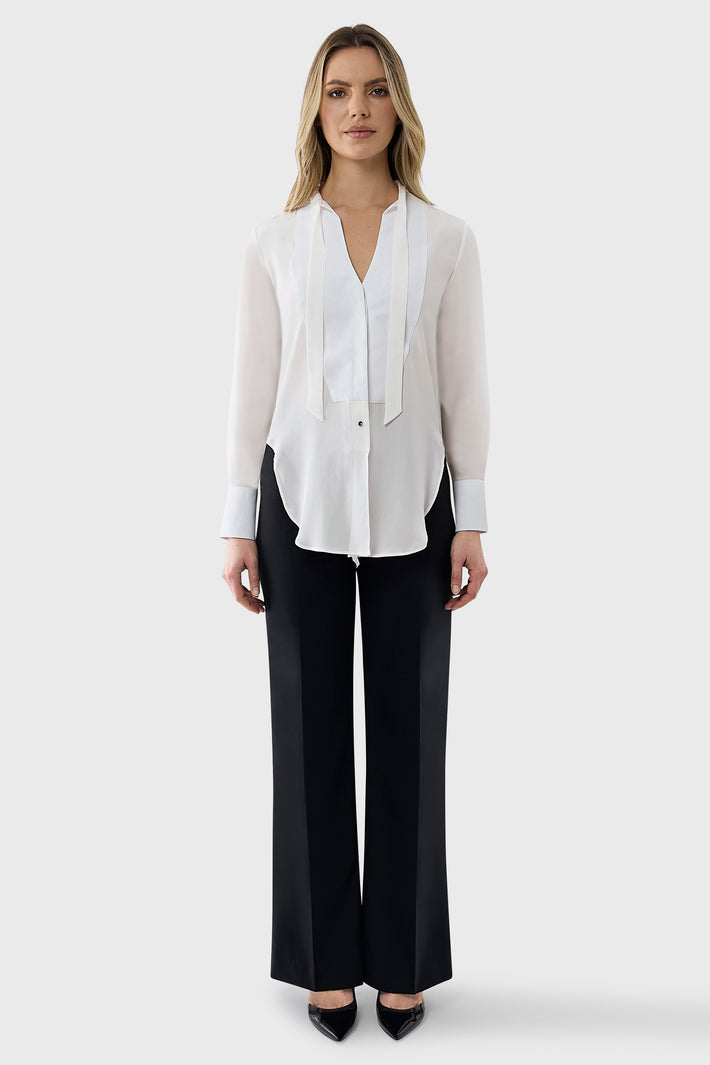 Silk Tuxedo Shirt