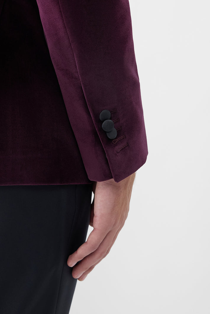 London Velvet Tuxedo Blazer