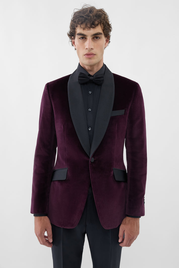 London Velvet Tuxedo Blazer