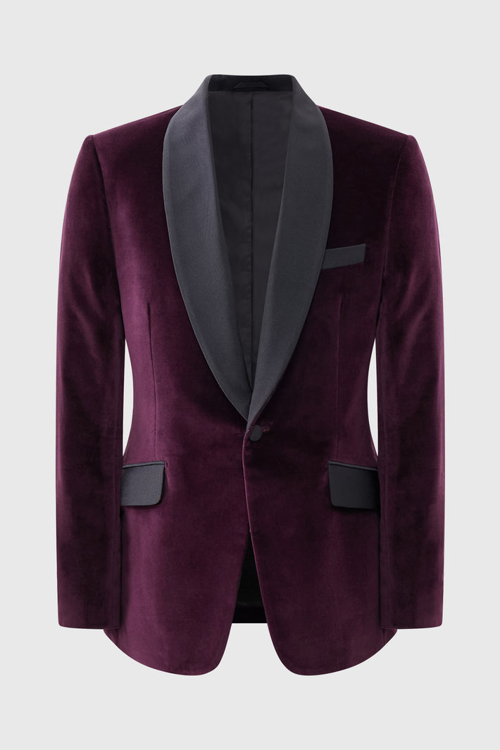 London Velvet Tuxedo Blazer