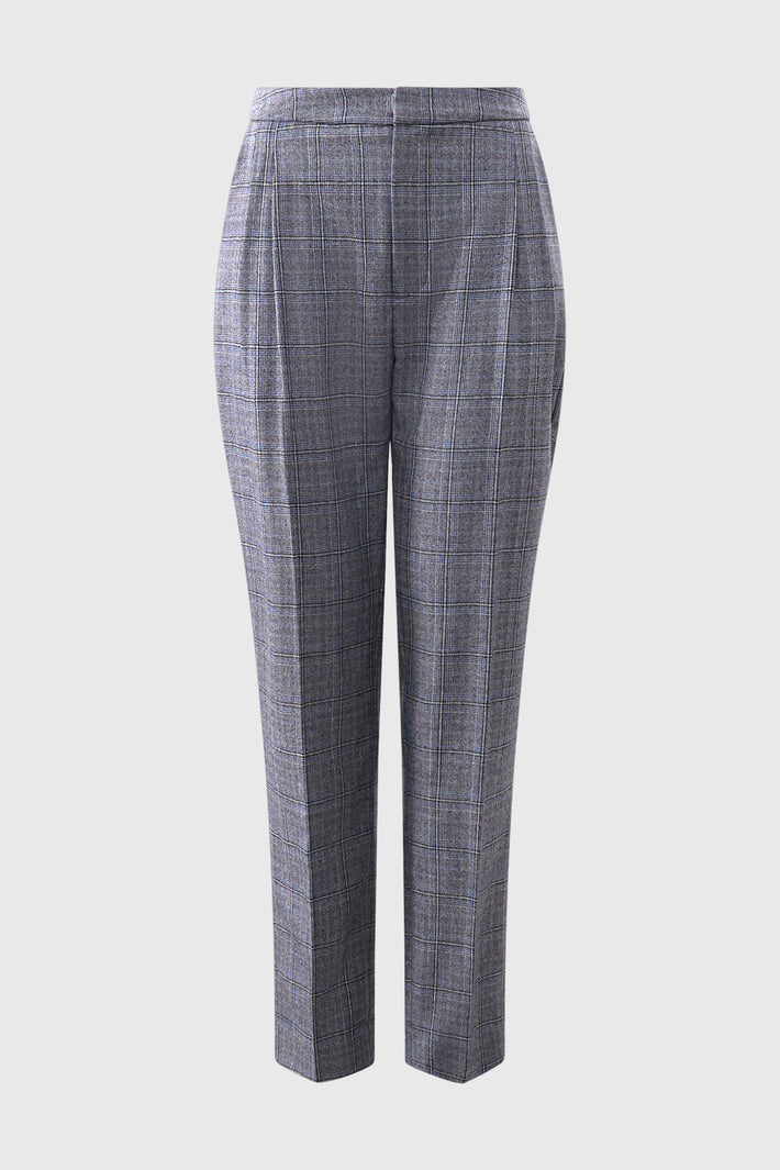 High Waist Trouser with Pleat