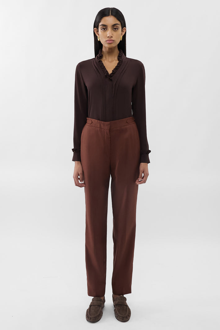 Double Ruffle Blouse