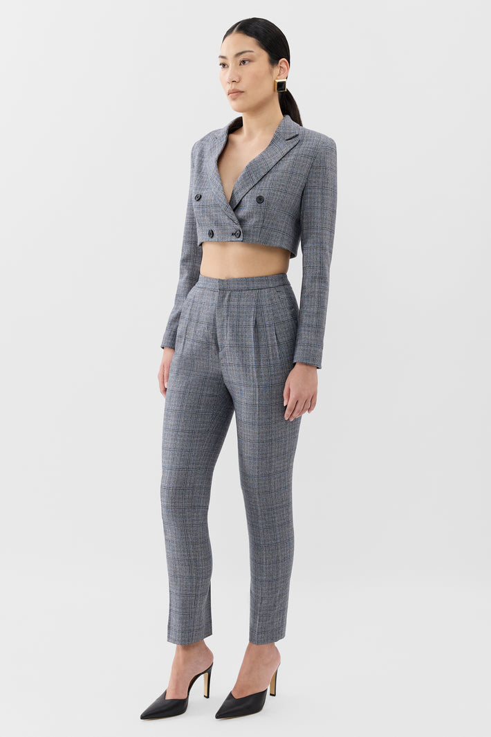 High Waist Trouser with Pleat