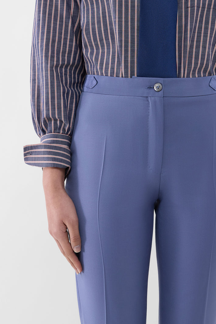 Fine Wool Slim Trouser