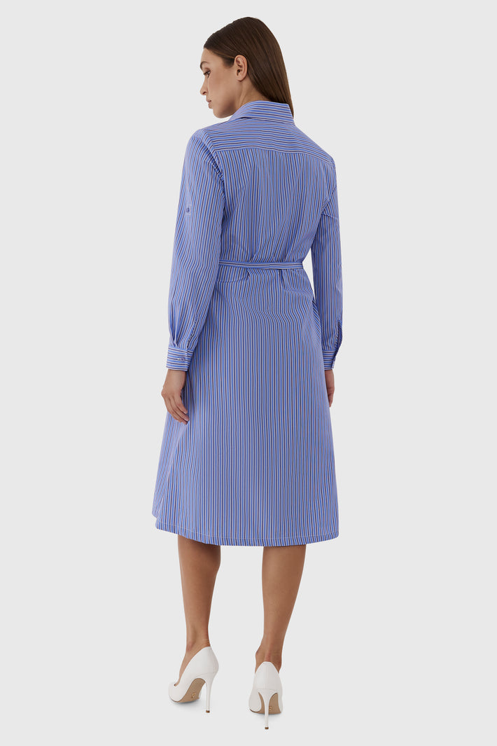Olivia Double Stripe Shirtdress