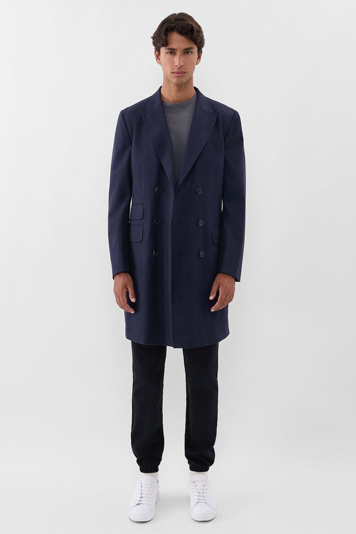 Classic Navy DB Coat