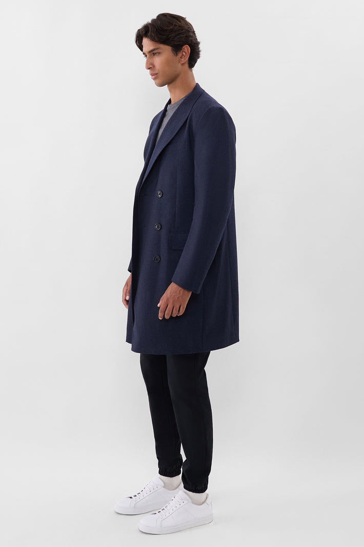 Classic Navy DB Coat