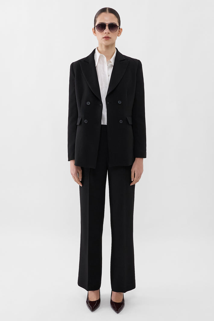 Signature Crepe DB Blazer