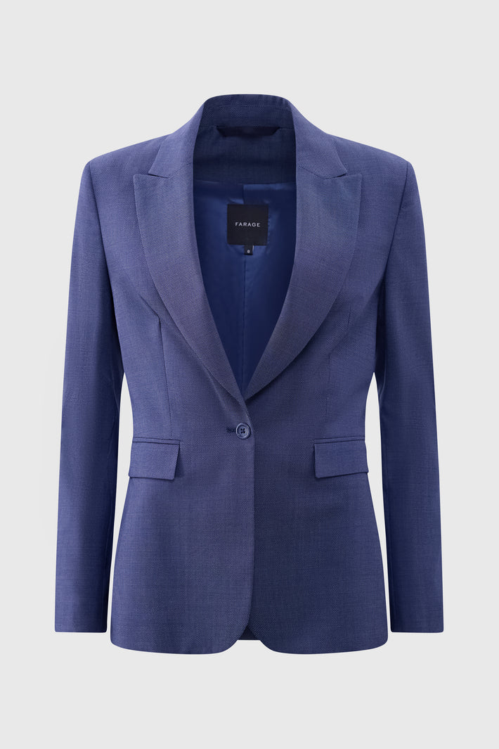 Signature One Button Blazer