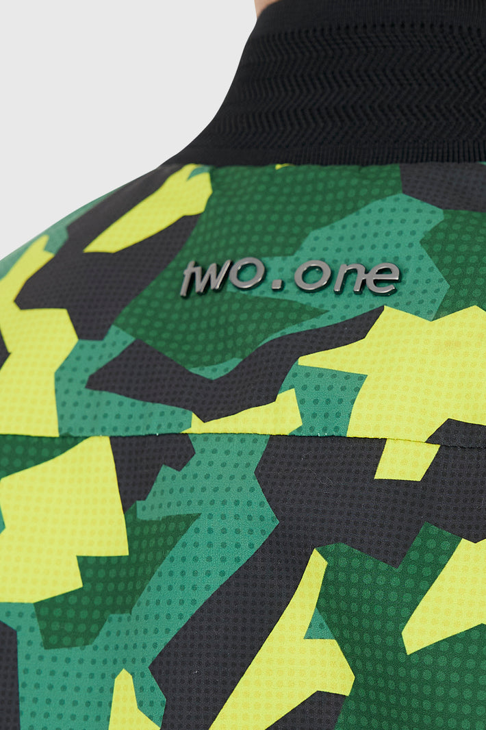 Printed Technical Bomber Jacket