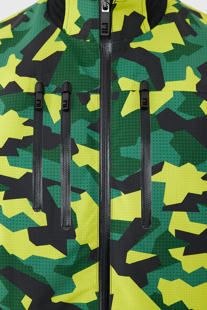 Printed Technical Bomber Jacket