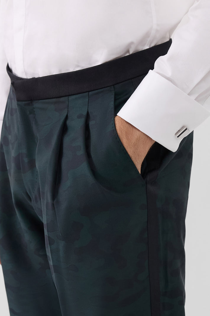 Mayfair tuxedo Trouser GG + Stripe