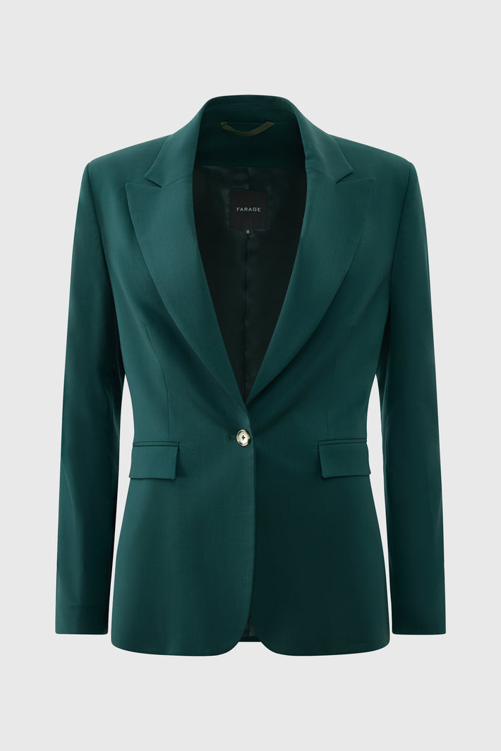 Signature One Button Blazer