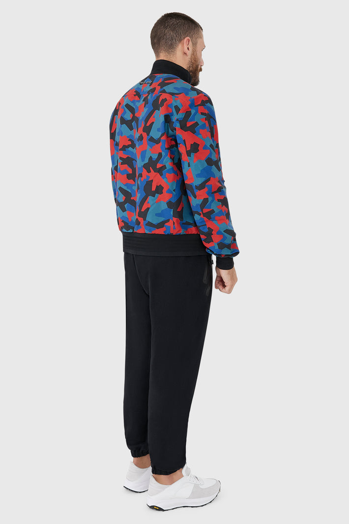 Printed Technical Bomber Jacket